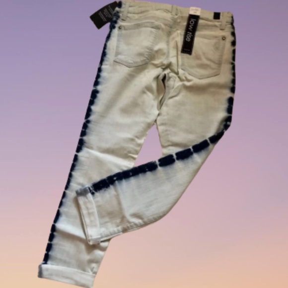 NWT Jessica Simpson Tie Dye Low Rise Skinny Jeans Size 28 - Picture 3 of 16